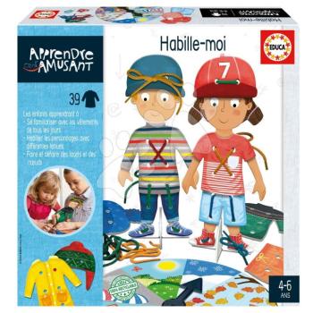 Kreatív alkotás Habille-moi Öltöztesd fel a figurát Educa 39 darabos 4 évtől kép
