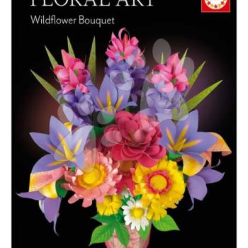 Kreatív alkotás mezei virágok Floral Art Bouquet of Wild Flowers Educa állítsd össze saját csokrodat 8 évtől kép