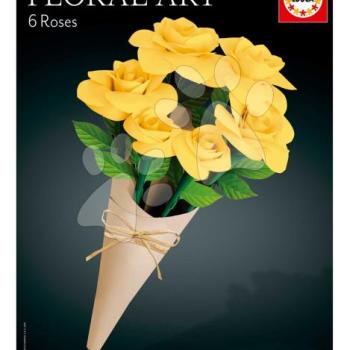 Kreatív alkotás Sárga rózsák Floral Art Yellow Roses Educa állítsd össze saját csokrodat 14 évtől kép