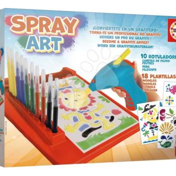 Kreatív alkotás spray-vel Spray Art Educa képek létrehozása 4 évtől kép
