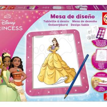 Kreatív alkotás táblagéppel Light Table Disney Princess Educa Rajzold le és színezd ki a hercegnődet 5 évtől EDU20006 kép