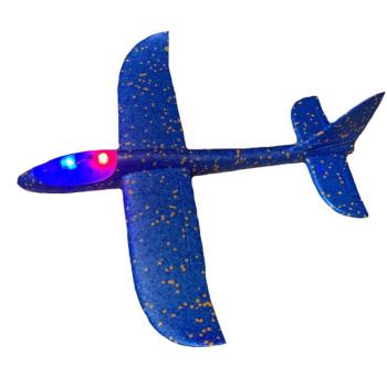 LED-es eldobós modellrepülő - hungarocell (48cm) (BBJ) kép
