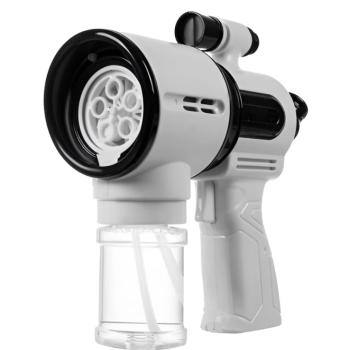 LED világító buborékfegyver gyerekeknek – fehér buborékfújó játék (WNDR21163) kép