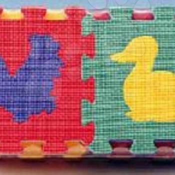 Lee habszivacs puzzle Állatkák a farmról 6 drb FM814N színes kép