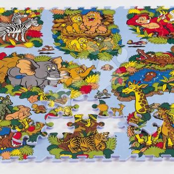 LEE habszivacs puzzle gyermekeknek Animal Land- Állatvilág TM007 színes kép