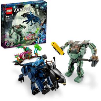 LEGO Avatar 75571 Neytiri és Thanator az AMP Suit-os Quaritch ellen kép