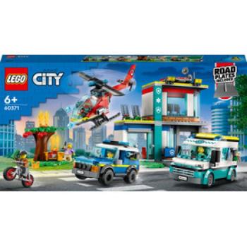 LEGO City 60371 Mentő járművek központja kép