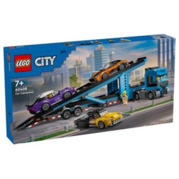 LEGO City 60408 Autószállító kamion sportautókkal kép