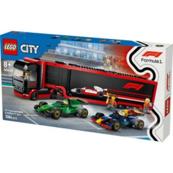 LEGO City 60445 F1-es kamion, rb20 és amr24 F1-es autókkal kép