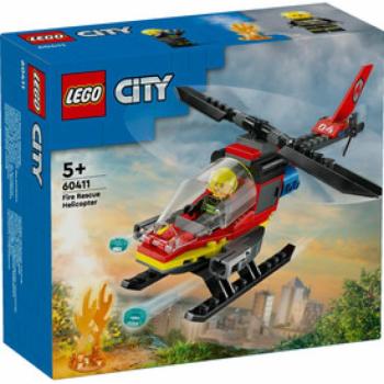 LEGO City Fire 60411 Tűzoltó mentőhelikopter kép