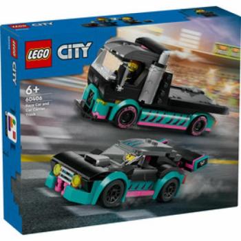 LEGO City Great Vehicles 60406 Versenyautó és autószállító teherautó kép