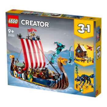 LEGO Creator 31132 Viking hajó és a Midgard kígyó kép