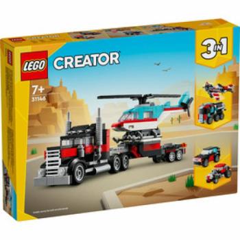 LEGO Creator 31146 Platós teherautó és helikopter kép