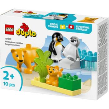LEGO DUPLO Town 10442 Állatcsaládok a vadvilágban: pingvinek és oroszlánok kép