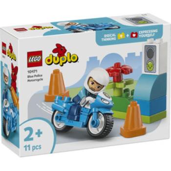 LEGO Duplo town 10471 Kék rendőrségi motorkerékpár kép