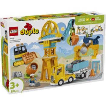 LEGO Duplo town 10476 3 az 1-ben építési terület és munkagépek kép