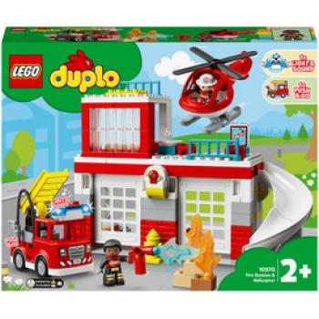 LEGO DUPLO Town 10970 Tűzoltóállomás és helikopter kép