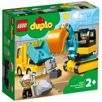 LEGO® DUPLO TOWN Teherautó és lánctalpas exkavátor 10931 kép