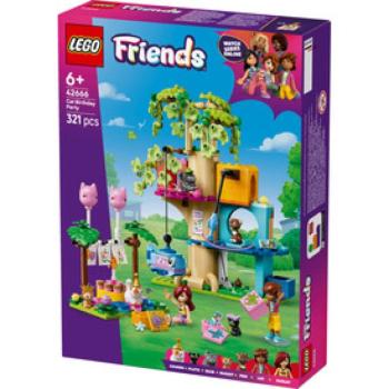 LEGO Friends 42666 Születésnapi cicazsúr és lombház cicáknak kép