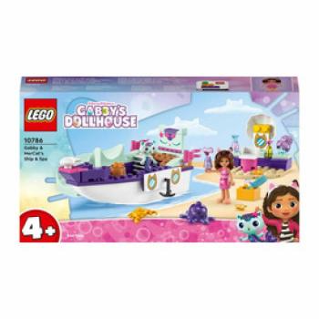 LEGO Gabbys Dollhouse 10786 Gabby és MerCat hajója és szépségszalonja kép