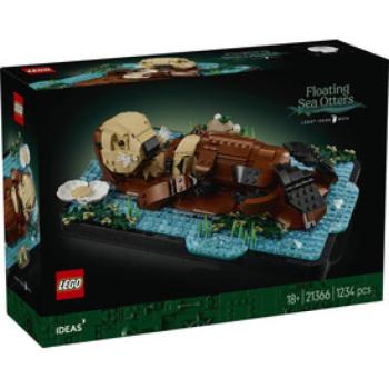 LEGO Ideas 21366 hátán úszó vidra kép