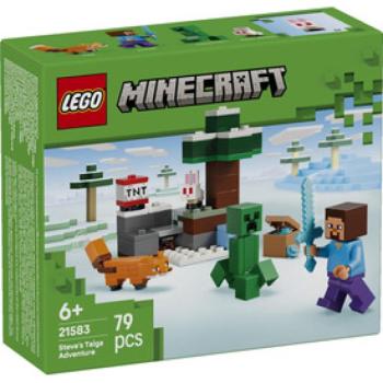 LEGO Minecraft 21583 Steve tajgai kalandjai kép