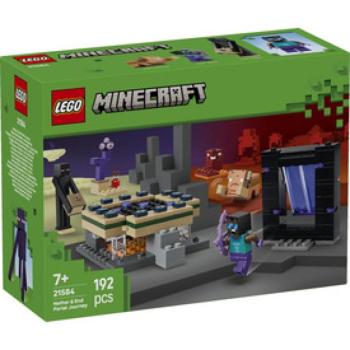 LEGO Minecraft 21584 Utazás az alvilág kapujához és a végportálhoz kép