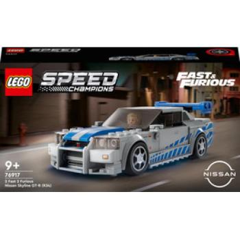 LEGO Speed Champions 76917 2 Fast 2 Furious Nissan Skyline GT-R (R34) kép