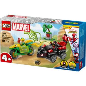 LEGO Spidey 11198 Spin és electro: üldözés a dinójárművel kép