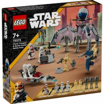 LEGO Star Wars Tm 75372 Klónkatona és harci Droid harci csomag kép