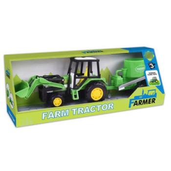 Lendkerekes traktor arató utánfutóval - 30 cm kép