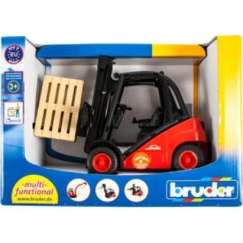 Linde H30D targonca 2 raklappal kép