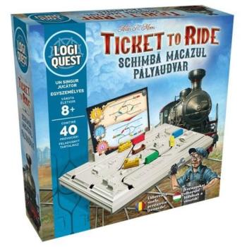 Logiquest: Ticket to Ride Pályaudvar társasjáték kép