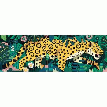 Lopakodó leopárd - Művész puzzle - Leopard 1000 pcs - FSC MIX - Djeco - DJ07645 kép