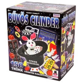 Magic Show bűvös cilinder bűvészdoboz - 150 trükkel kép