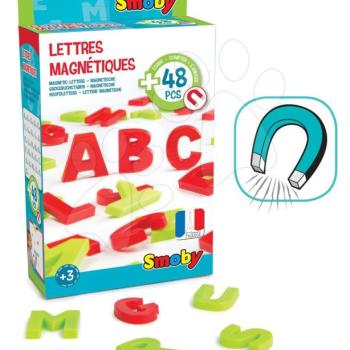 Mágneses betűk nagy ABC Smoby 48 betű kép