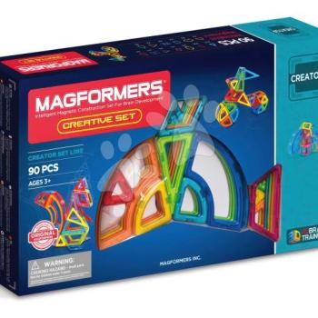 Mágneses építőjáték Kreatív készlet Creative Set Magformers 90 részes kép