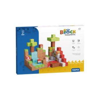 Mágneses építőkockák - erdő146 db /cs kép