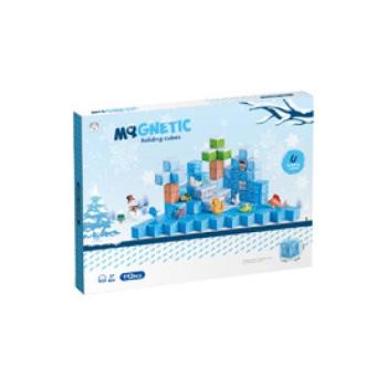 Mágneses építőkockák - jeges tenger állatokkal 112 db /cs kép