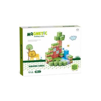 Mágneses építőkockák - szafari 48 db /cs kép