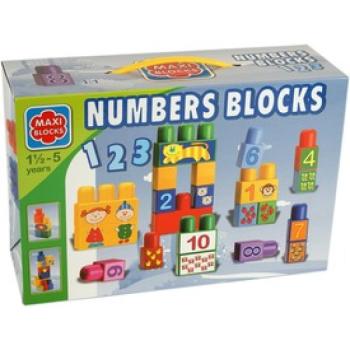 Maxi Blocks 18 darabos számos építőjáték kép