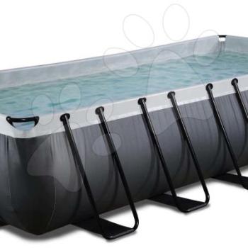 Medence homokszűrős szivattyúval Black Leather pool Exit Toys acél szerkezet 540*250*100 cm fekete 6 évtől kép