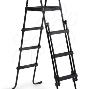 Medence létra pool ladder Exit Toys 108-122 cm magas kerethez fémváz csúszásmentes fekete kép