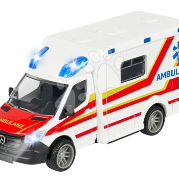 Menőautó Mercedes-Benz Sprinter Ambulance Majorette hanggal és fénnyel hossza 15 cm kép
