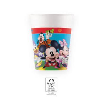 Mickey Rock the House papírpohár - 200 ml, 8 db / csomag kép