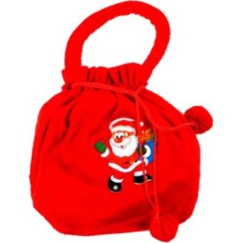 Mikulás plüss táska kép