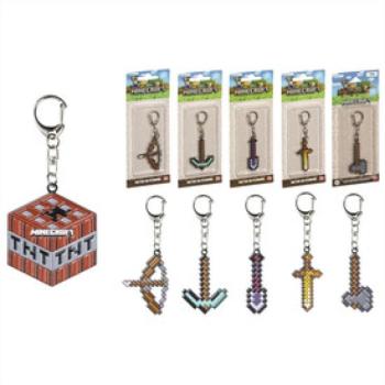 Minecraft fém kulcstartó kép