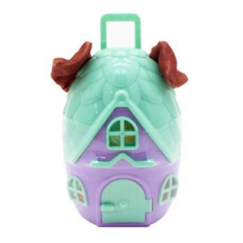 Mini cuki kutyusok házikóban, 6 féle kép