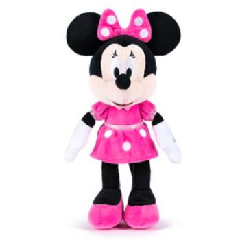 Minnie egér Disney plüssfigura pöttyös ruhában - 25 cm kép