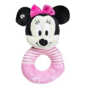 Minnie egér plüss csörgő bébijáték - 16 cm kép